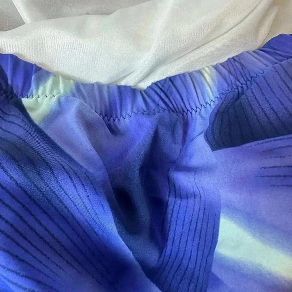 NWT T.H.E. Swimwear One Piece Blue print swimsuit top Size 12 34D/DD - Picture 6 of 14